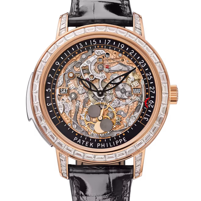 5304/301R‑001 Minute Repeater. Retrograde Perpetual Calendar. Haute Joaillerie