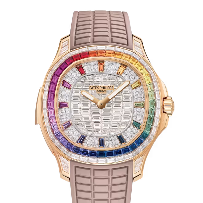 5260/355R‑001 Aquanaut Luce “Rainbow” Minute Repeater Haute Joaillerie