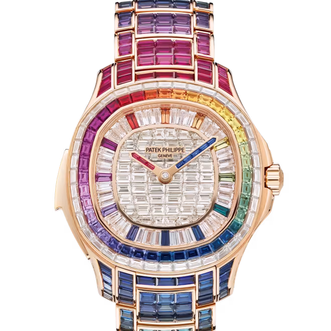 5260/1455R‑001 Aquanaut Luce “Rainbow” Minute Repeater Haute Joaillerie