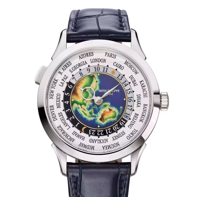 5231G-001 World Time Rare Handcrafts